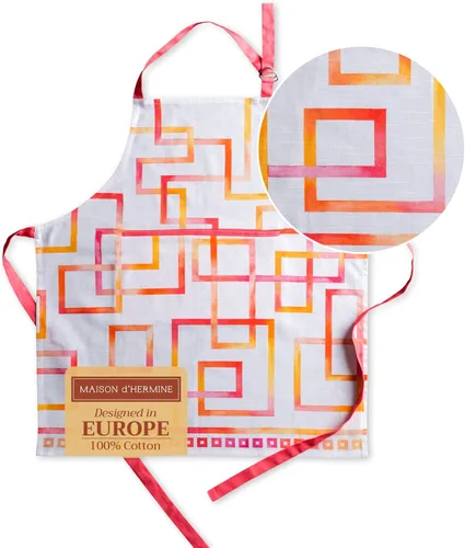 Miniatura 133 de Maison d' Hermine Delantal 100% de algodón para mujeres con bolsillo de cocina delantal de chef para hombres para cocinar primavera verano 001