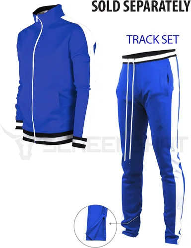 Miniatura 3 de Screenshot - Pantalones deportivos con cinta lateral estilo Hip Hop, ajuste ceñido, para hombre