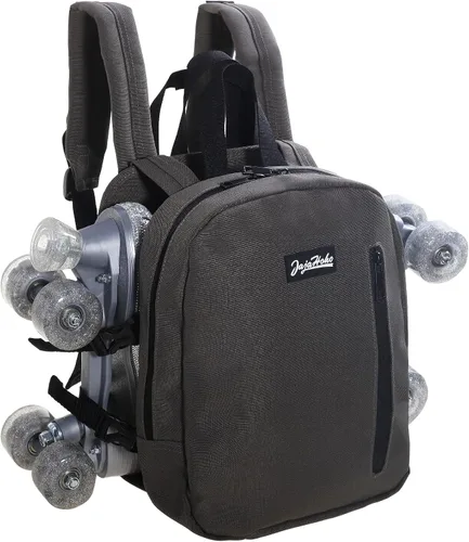 Miniatura 11 de JajaHoho Bolsas para patines de ruedas para mujeres y hombres, mochila multifuncional deportiva para patines de ruedas, patines de hielo, patines