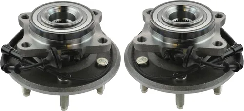 Miniatura 111 de TRQ Juego de 2 rodamientos de rueda delantera y conjunto de cubo 4WD compatible con Ford Ranger Mazda B4000 1998-2000