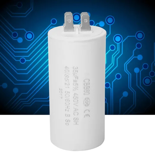 Miniatura 5 de Peso ligero CBB60 Condensador del comienzo del condensador del generador 4 Pin Motor de la baja pérdida que funciona para los refrigeradores