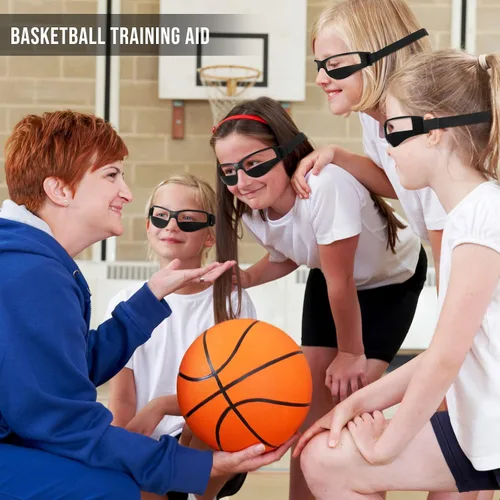 Miniatura 6 de Weewooday Paquete de 12 gafas de baloncesto ajustables para entrenamiento deportivo, ayuda para entrenamiento de equipo, equipo de baloncesto