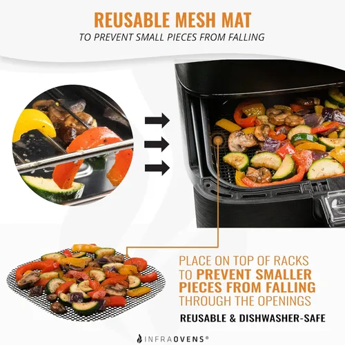 Miniatura 5 de Estante de accesorios para freidora de aire compatible con Chefman, Cosori, Gourmia, Instant Pot, Gowise, Paula Deen, Kalorik, Power XL, PowerXL