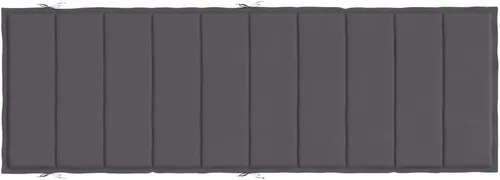 Miniatura 5 de Cojín para tumbona antracita de 73.2 x 22.8 x 1.2 pulgadas, cojines de tela Oxford para Sillas de Comedor para sillas de patio al aire libre