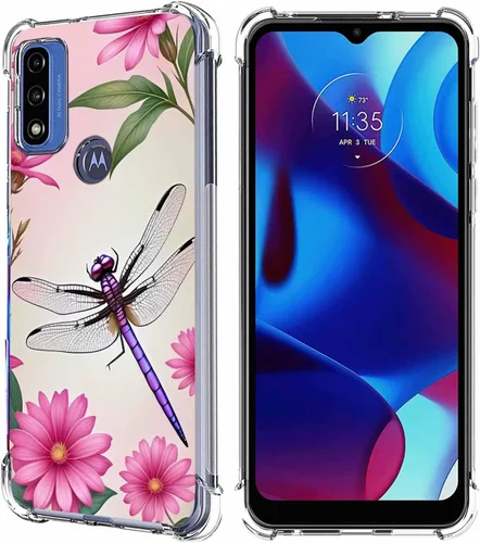 Miniatura 29 de Funda para Moto G Pure/Moto G Power 2022/Moto G Play 2023, Mandala Flower Space Drop Protección a prueba de golpes Carcasa protectora de cuerpo