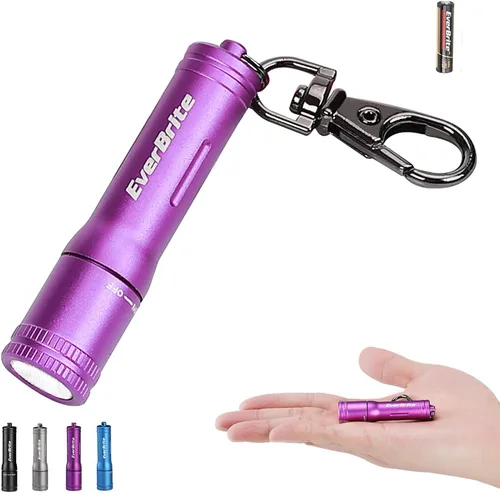 Miniatura 10 de EverBrite Llavero con linterna LED mini brillante, llavero portátil, antorcha de bolsillo para EDC, regalos de fiesta, lectura nocturna, camping