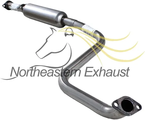 Miniatura 4 de Northeastern Exhaust Kit de sistema de escape de tubo delantero, resonador y silenciador de acero inoxidable compatible con Chevrolet Aveo5