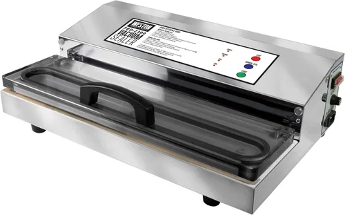 Miniatura 10 de Weston Marcas Máquina selladora al vacío para conservación de alimentos y vacío Sous Vide, barra extra ancha de 0.197 in para sellar bolsas de hasta