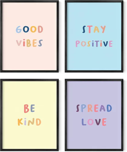 Miniatura 18 de HAUS AND HUES Citas inspiradoras para niños (sin marco, positividad, 8L x 10W)