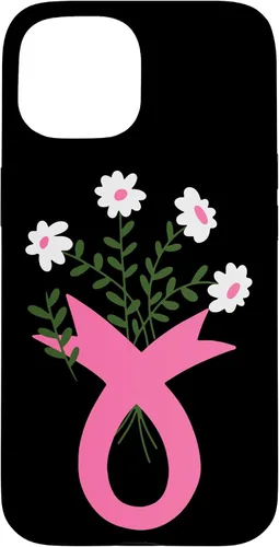 Miniatura 6 de Flower Jar Pink Ribbon Breast cancer Awareness Month Women Case for iPhone 16