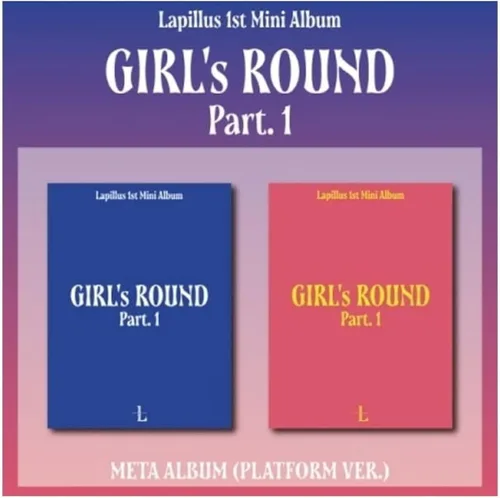 DREAMUS Lapillus GIRL's ROUND Part.1 Plataforma Versión Aleatoria Tarjetero+1p PVC PhotoCard Álbum+2p Autógrafo Mensaje PhotoCard+Folleto de