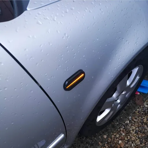 Miniatura 7 de Xinctai 2 luces LED dinámicas de señal de giro con lente ahumada compatible con VW Golf 4 Mk4 Gti R32 Jetta Passat B5 Lupo Polo Sharan Vento Fox