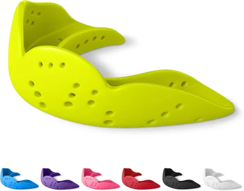 Miniatura 15 de SISU Aero - Protectores bucales 0.06 pulgadas, ajuste a la medida, protector bucal deportivo, para jóvenes y adultos, S