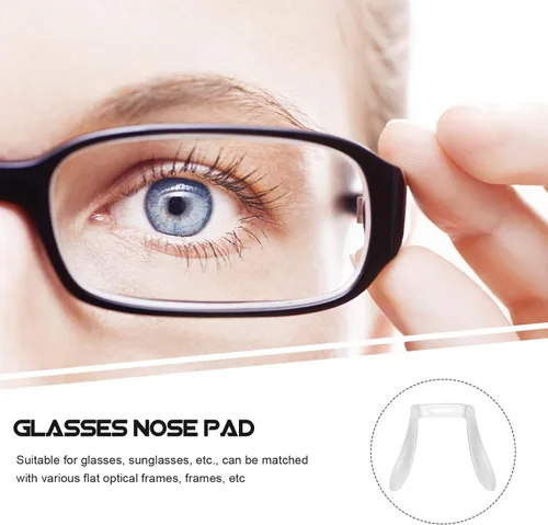 Miniatura 4 de GLEAVI 3Pcs Replaceable Glasses Nose Pads Non-Slip Eyeglass Nose Cushions Comfortable Fit for Sunglasses and Optical Frames 0.90X0.86X0.31In