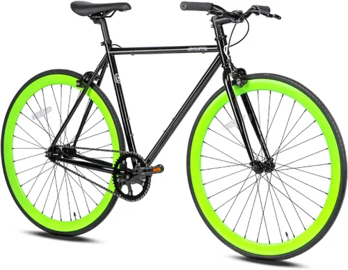 Miniatura 6 de AVASTA Single-Speed Fixed Gear Fixie Bike, Flip Flop Hub Urban Commuter Bicycle, 50/54/58cm Frame, Multiple