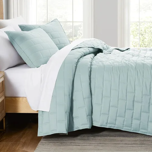 Miniatura 26 de Southshore Fine Living, Inc. Juego de colcha tamaño queen extragrande, colcha suave con dos fundas de almohada a juego