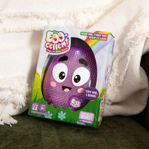 Miniatura 5 de Eggworthy by Relatable, el juego de escondite y busca apto para niños, juguetes para niños a partir de 3 años, incluye 1 juguete iluminado de huevo