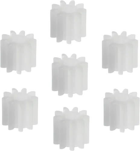 Bettomshin 20 engranajes helicoidales, 0.217 x 0.079 x 0.197 in/0.22 x 0.08 x 0.2 (ODxIDxT) 092A 0.5 módulos engranajes de plástico, blanco de alta