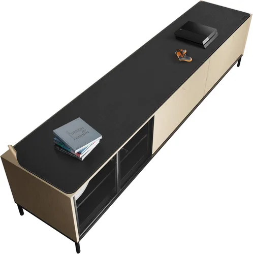 Miniatura 40 de Vyaaa Tapete de cuero para escritorio, 63" x 23.6" pulgadas, protector de escritorio de cuero, impermeable, extra grande, alfombrilla de mouse Negro