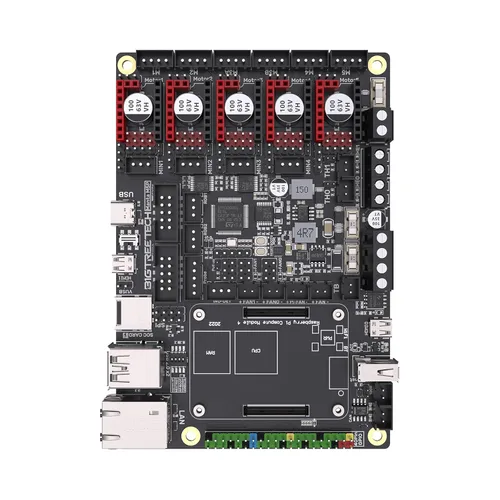 Miniatura 8 de BIGTREETECH Pi V1.2 Placa de control + pulpo V1.1+ 8 piezas TMC2209 V1.3 Kit de controlador de motor paso a paso Actualización Klipper para Voron