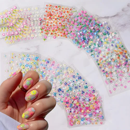 Miniatura 11 de 30 hojas de calcomanías de uñas del 4 de julio para arte de uñas, Día de la Independencia, calcomanías de arte en 3D, autoadhesivas, bandera
