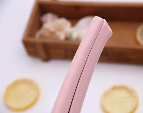 Miniatura 5 de Exprimidor manual de metal cítrico limón lima exprimidor, exprimidor de frutas, metal, herramienta de cocina (rosa)