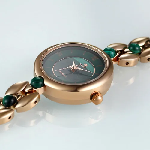 Miniatura 6 de Relojes para mujer, reloj de enfermera, impermeable, para mujer, pulsera de muñeca, simple, dorado, elegante, impermeable, reloj de cuarzo