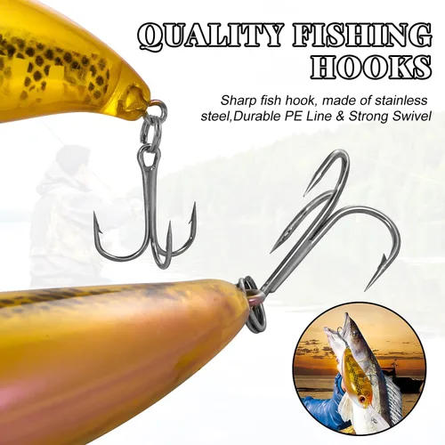 Miniatura 5 de Fishing Lures Shallow Deep Diving Swimbait Crankbait Fishing Wobble Multi Jointed Hard Baits for Bass Trout Freshwater and Saltwater