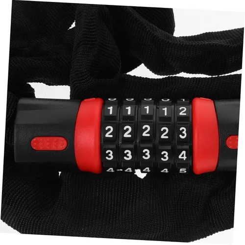 Miniatura 3 de GANAZONO Heavy Duty Bike Chain Lock Digit Combination and Keys Carbon Steel Anti-Theft Security for Bicycle Motorcycle Electric Bike Portable