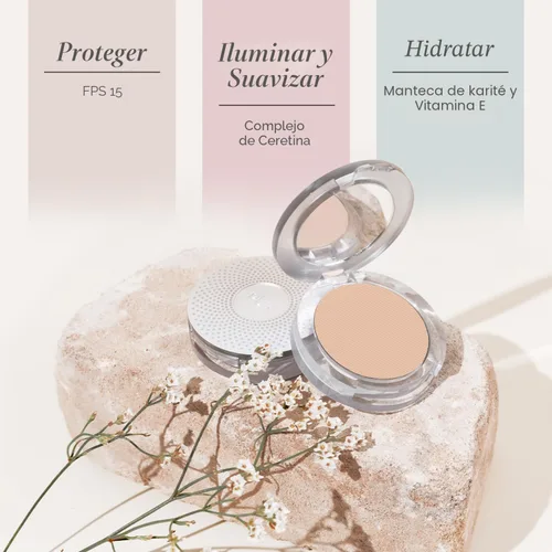 Miniatura 4 de PÜR MINERALS Base de Maquillaje Mineral Prensada 4 en 1 en Polvo con SPF 15 - Corrector y Compacto de Acabado en Polvo Prensado para Rostro - Base