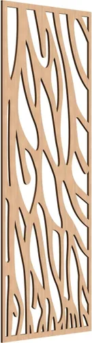 Miniatura 112 de 9 3/8"W x 24 3/8"H x 1/4"T Bristol Decorativos Paneles de Pared de Madera Calado, Cereza