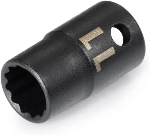 Miniatura 81 de TEKTON Accionamiento de 3/8 pulgadas x 1 pulgada Zócalo de impacto de 12 puntos poco profundo SID12225