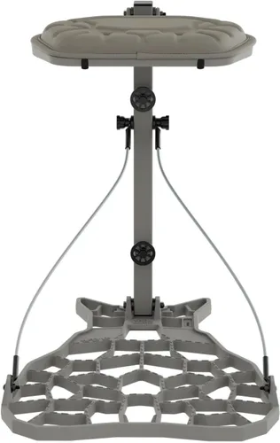 Miniatura 2 de NOVIX Helo - Soporte de árbol ultraligero para colgar – Soporte de plataforma de aluminio fundido con cojín de asiento, asiento ajustable, fabricado