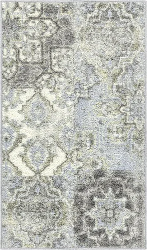 Miniatura 10 de Maples Rugs Alfombras de retazos vintage envejecidas de 1 pies 8 pulgadas x 2 pies 10 pies 10 pulgadas antideslizantes y lavables