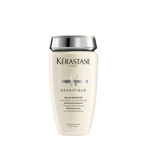 KERASTASE Densifique Densité Shampoo | Champú espesante y fortalecedor | Elimina la acumulación y añade brillo | Con ácido hialurónico | Para