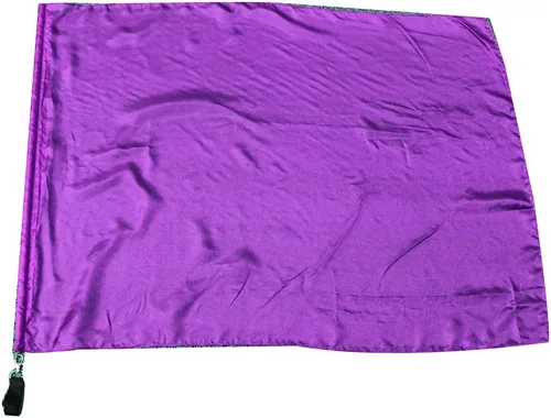 Miniatura 34 de Winged Sirenny Bandera de seda giratoria fluida de 32 pulgadas, pancarta de alabanza de la iglesia, adoración profética, adoración y danza
