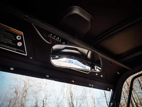 Miniatura 4 de SuperATV Espejo retrovisor para Can-Am Defender (ver ajuste) Totalmente ajustable Mide 10.25 x 4 pulgadas Incluye todos los accesorios