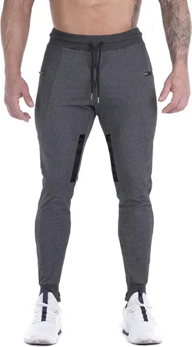 Miniatura 5 de MAIKANONG Pantalones deportivos de gimnasio para hombre estilo casual pantalones de entrenamiento cónicos para gimnasio entrenamiento