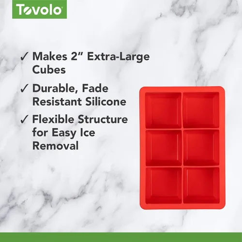 Miniatura 3 de Tovolo King Cube Ice Mold Tray Candy Apple