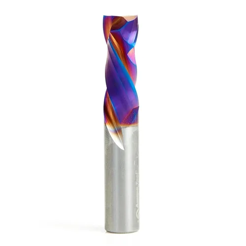 Miniatura 35 de Amana Tool Spektra Extreme Tool Life - Broca de router espiral de compresión CNC de carburo sólido, 46010-K, 3/8 D x 1-1/8 CH x 3/8 vástago x 3