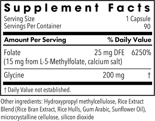 Miniatura 2 de MethylPro L-metilfolato 15 mg - L metil folato, suplemento de metilfolato para mujeres y hombres, vitamina B9 metilada (5-MTHF) para la salud