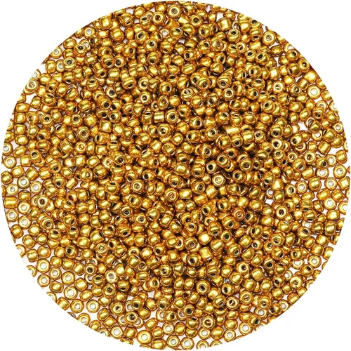 Miniatura 30 de Bala&Fillic Cuentas de semillas de color blanco de 0.157 pulgadas, aproximadamente 1200 piezas/3.53 oz en bolsa, 6/0 cuentas de vidrio para hacer