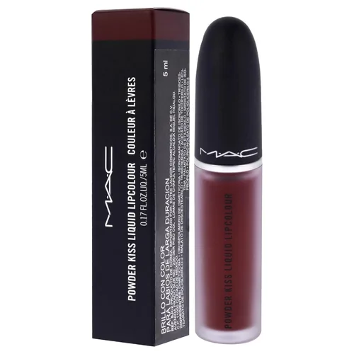 Miniatura 4 de Powder Kiss - Lápiz labial líquido 995 Fashion Sweetie por MAC para mujer, 0.17 onzas