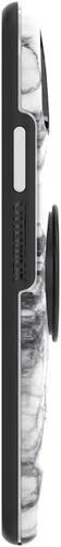 Miniatura 3 de Otter + Pop - Funda para iPhone X y XS: OtterBox Symmetry Series con PopTop intercambiable de PopSockets - mármol blanco y negro aluminio