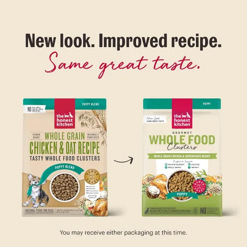 Miniatura 4 de The Honest Kitchen Alimento seco para perros de grano entero de pollo integral para cachorros, bolsa de 1 libra