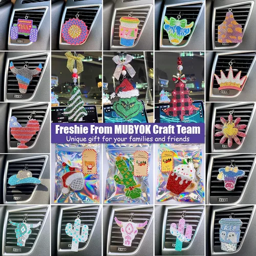 Miniatura 4 de MUBYOK Cuentas de aroma sin perfume de alta calidad de 18 libras para bricolaje de autos Freshies Eva Beads suministros a granel