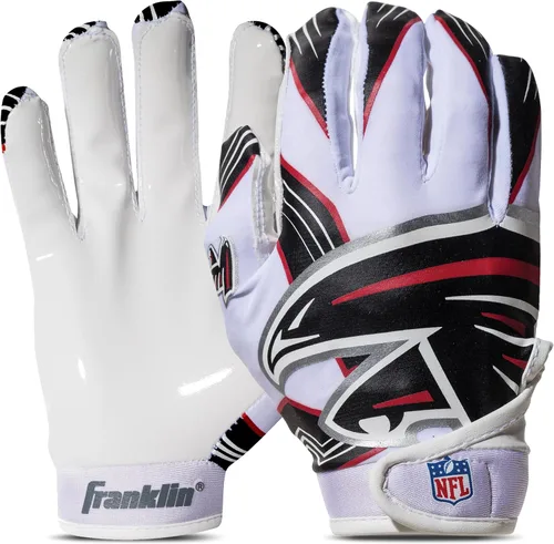 Miniatura 18 de Franklin Sports - Guantes de receptor de fútbol americano juvenil de la NFL, par de guantes de fútbol para niños con logotipos de equipos de la NFL