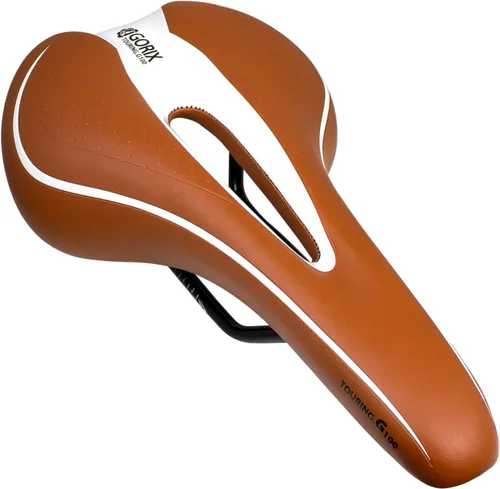 Miniatura 5 de Sillín GORIX para Bicicleta Cómodo con Cojín y Riel para Bicicleta de Montaña y Carretera para Hombres y Mujeres (GX-C19)
