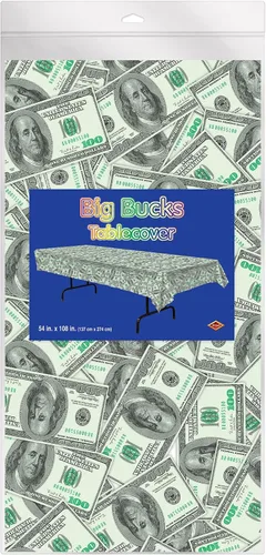 Miniatura 6 de Beistle The Company - Funda para mesa Big Bucks