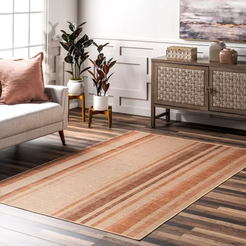 Miniatura 13 de nuLOOM Kasie Natural - Alfombra de 5 x 8 pies, lavable a máquina, antideslizante, para sala de estar, dormitorio, habitación de los niños, 2-Natural